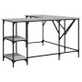 Ingenieurholz-Schreibtisch in Sonoma-Grau 139x139x75 cm von , Schreibtische - Ref: Foro24-837590, Preis: 93,05 €, Rabatt: %