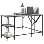 Ingenieurholz-Schreibtisch in Sonoma-Grau 139x139x75 cm von , Schreibtische - Ref: Foro24-837590, Preis: 93,05 €, Rabatt: %