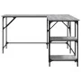 Escritorio madera de ingeniería gris Sonoma 139x139x75 cm by , Desks - Ref: Foro24-837590, Price: 91,86 €, Discount: %