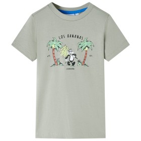 Camiseta infantil caqui claro 116 by , Kids T-shirts - Ref: Foro24-11681, Price: 8,20 €, Discount: %