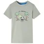 Camiseta infantil caqui claro 116 de , Camisetas para niños - Ref: Foro24-11681, Precio: 8,12 €, Descuento: %