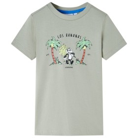 Kinder T-Shirt in hellem Khaki, Größe 140. von , Kinder-T-Shirts - Ref: Foro24-11683, Preis: 8,20 €, Rabatt: %