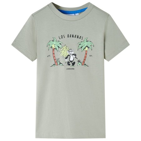 Camiseta infantil caqui claro 140 de , Camisetas para niños - Ref: Foro24-11683, Precio: 8,20 €, Descuento: %
