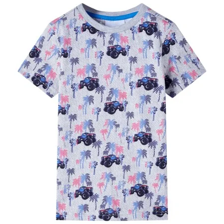 Kinder T-Shirt in Melange-Grau, Größe 92. von , Kinder-T-Shirts - Ref: Foro24-12519, Preis: 8,75 €, Rabatt: %