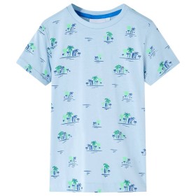 Camiseta infantil azul claro 104 de , Camisetas para niños - Ref: Foro24-12550, Precio: 8,85 €, Descuento: %