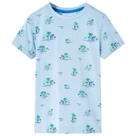 Kinder-T-Shirt in Hellblau, Größe 104. von , Kinder-T-Shirts - Ref: Foro24-12550, Preis: 8,75 €, Rabatt: %