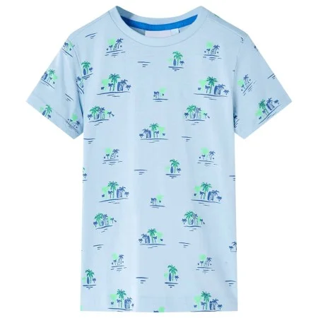 Camiseta infantil azul claro 104 de , Camisetas para niños - Ref: Foro24-12550, Precio: 8,75 €, Descuento: %