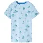 Camiseta infantil azul claro 104 de , Camisetas para niños - Ref: Foro24-12550, Precio: 8,75 €, Descuento: %