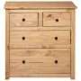 Panama style solid pine wood sideboard 80x40x83 cm by , Sideboards - Ref: Foro24-282655, Price: 180,80 €, Discount: %