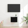 Mueble de TV Montado en la Pared Negro 60 x 31 x 29.5 cm