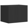 Mueble de TV Montado en la Pared Negro 60 x 31 x 29.5 cm