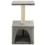 Rascador para gatos con poste de sisal 55 cm gris de vidaXL, Mobiliario para gatos - Ref: Foro24-170537, Precio: 27,26 €, Des...