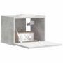 Mueble de TV Montado en la Pared Concreto 60 x 31 x 29.5 cm