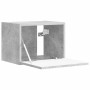 Mueble de TV Montado en la Pared Concreto 60 x 31 x 29.5 cm