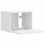 Mueble de TV Montado en la Pared 2 pcs Brillante
