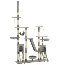 Cat scratching post with sisal post 230-250 cm gray by vidaXL, Cat furniture - Ref: Foro24-170617, Price: 150,15 €, Discount: %