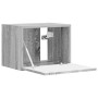 Mueble de TV Montado en la Pared Gris Sonoma 60 x 31 x 29.5 cm