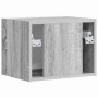 Mueble de TV Montado en la Pared Gris Sonoma 60 x 31 x 29.5 cm