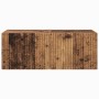 Mueble de TV Montado en la Pared 2 pcs Madera Vieja