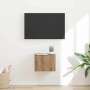 Mueble de TV Montado en la Pared Roble Artesanal en Muebles TV | Comprar online en Foro24
