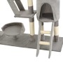Rascador para gatos con poste de sisal 230-250 cm gris de vidaXL, Mobiliario para gatos - Ref: Foro24-170617, Precio: 146,53 ...