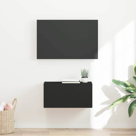 Mueble de TV Montado en la Pared Negro 60 x 31 x 29.5 cm en Muebles TV | Comprar online en Foro24