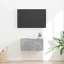 Mueble de TV Montado en la Pared Concreto 60 x 31 x 29.5 cm