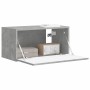 Mueble de TV Montado en la Pared Concreto 60 x 31 x 29.5 cm