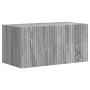 Mueble de TV Montado en la Pared Gris Sonoma 60 x 31 x 29.5 cm