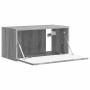 Mueble de TV Montado en la Pared Gris Sonoma 60 x 31 x 29.5 cm
