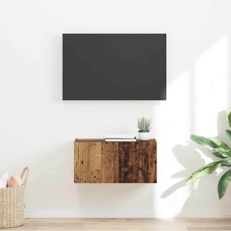 Mueble de TV Montado en la Pared Madera Vieja 60 x 31 x 29.5 cm