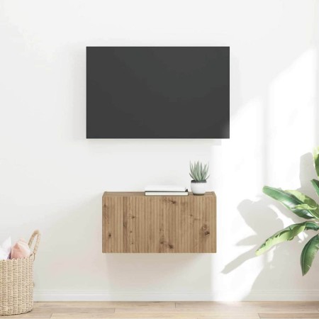 Mueble de TV Montado en la Pared Roble Artesanal en Muebles TV | Comprar online en Foro24