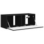 Mueble de TV Montado en la Pared Negro 60 x 31 x 29.5 cm en Muebles TV | Comprar online en Foro24