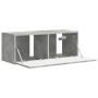 Mueble de TV Montado en la Pared Concreto 60 x 31 x 29.5 cm