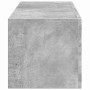 Mueble de TV Montado en la Pared Concreto 60 x 31 x 29.5 cm