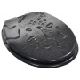 Toilet seat with MDF soft-closing lid with water drop design by vidaXL, Toilet and bidet seats - Ref: Foro24-143933, Price: 5...
