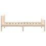Solid wood bed frame 75x190 cm by , Beds and slatted bases - Ref: Foro24-810639, Price: 92,11 €, Discount: %