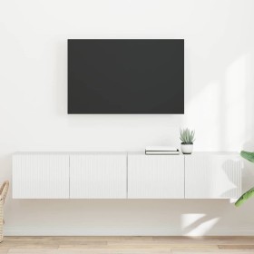 Mueble de TV Montado en la Pared 2 pcs Brillante en Muebles TV | Comprar online en Foro24