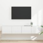 Mueble de TV Montado en la Pared 2 pcs Brillante en Muebles TV | Comprar online en Foro24