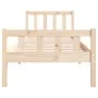 Solid wood bed frame 90x190 cm by , Beds and slatted bases - Ref: Foro24-810644, Price: 98,58 €, Discount: %