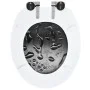 Toilet seat with MDF soft-closing lid with water drop design by vidaXL, Toilet and bidet seats - Ref: Foro24-143933, Price: 4...