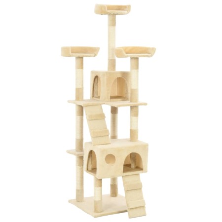 Sisal Pfosten Katze Kratzbaum 170 cm beige von vidaXL, Katzenmöbel - Ref: Foro24-170614, Preis: 113,78 €, Rabatt: %