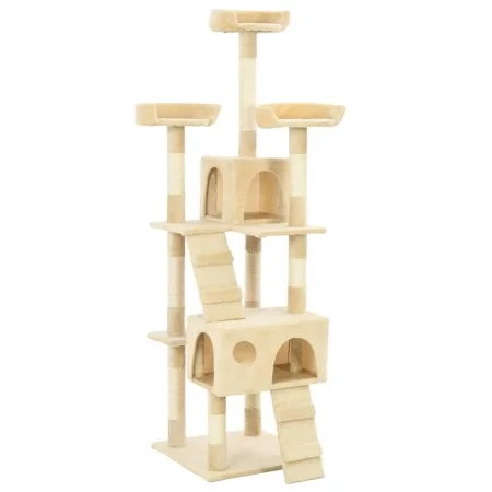 Sisal Pfosten Katze Kratzbaum 170 cm beige von vidaXL, Katzenmöbel - Ref: Foro24-170614, Preis: 113,62 €, Rabatt: %