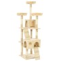 Sisal Pfosten Katze Kratzbaum 170 cm beige von vidaXL, Katzenmöbel - Ref: Foro24-170614, Preis: 113,78 €, Rabatt: %