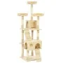 Sisal Pfosten Katze Kratzbaum 170 cm beige von vidaXL, Katzenmöbel - Ref: Foro24-170614, Preis: 113,62 €, Rabatt: %