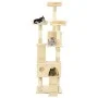 Sisal Pfosten Katze Kratzbaum 170 cm beige von vidaXL, Katzenmöbel - Ref: Foro24-170614, Preis: 113,62 €, Rabatt: %