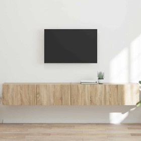 Mueble de TV Montado en la Pared 2 pcs Sonoma 60 x 31 x 29.5 cm en Muebles TV | Comprar online en Foro24