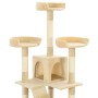 Sisal Pfosten Katze Kratzbaum 170 cm beige von vidaXL, Katzenmöbel - Ref: Foro24-170614, Preis: 113,78 €, Rabatt: %