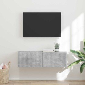 Mueble de TV Montado en la Pared Concreto 60 x 31 x 29.5 cm en Muebles TV | Comprar online en Foro24