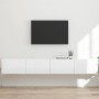 Mueble de TV Montado en la Pared 2 pcs Brillante en Muebles TV | Comprar online en Foro24
